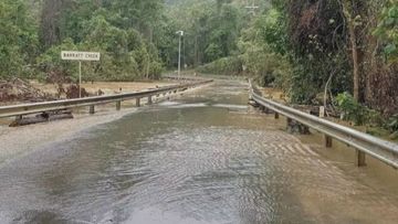 Roads have been flooded across Far North Queensland.