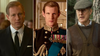 Actors, played Prince Philip, Duke of Edinburgh TV, movies, James Cromwell, Tobias Menzies, Matt Smith