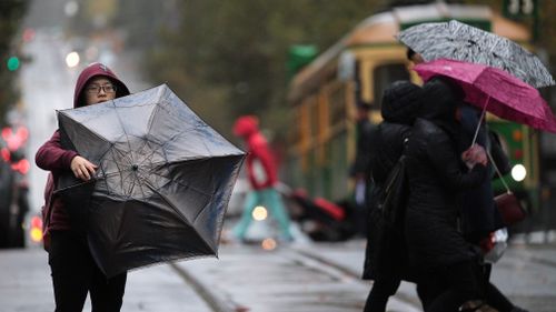 Melburnians will need to hang on to their brollies this afternoon. Picture: File/ AAP