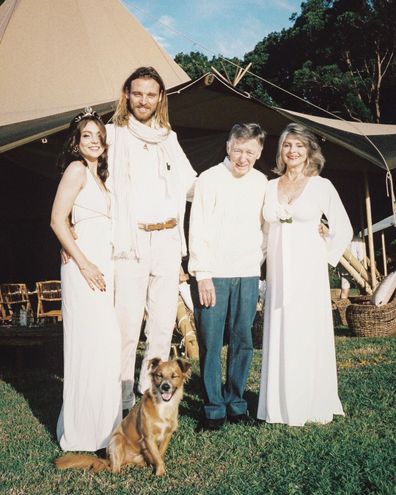 Liana Cornell shares a photo with her boyfriend and parents John Cornell 