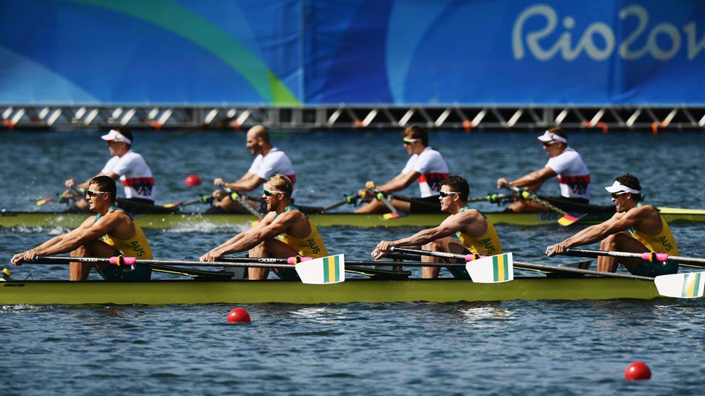 Australian men’s quad sculls rowing crew win silver medal in Rio