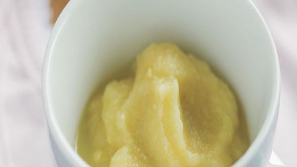 Apple and avocado puree