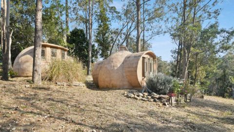 quirky aussie property for sale with a real-life hobbit house domain
