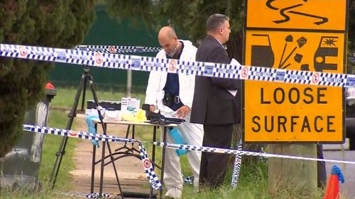 Homicide detectives established a crime scene at the home. (9NEWS)