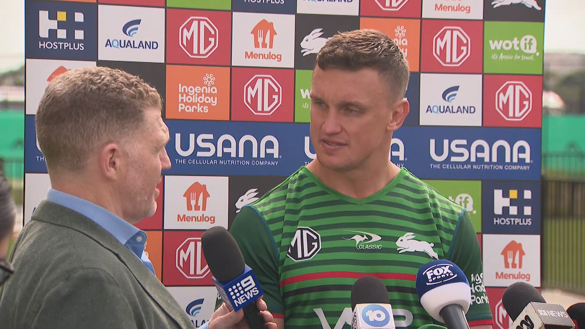 'You talk to Trell': Jack Wighton fires up as Rabbitohs grilled over superstar teammate