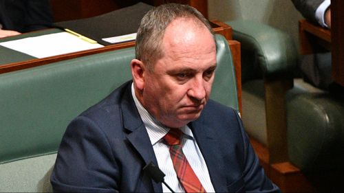 Mr Joyce has included the recent "salacious" details of his private life so people would read them and also learn about rural Australia. Picture: AAP