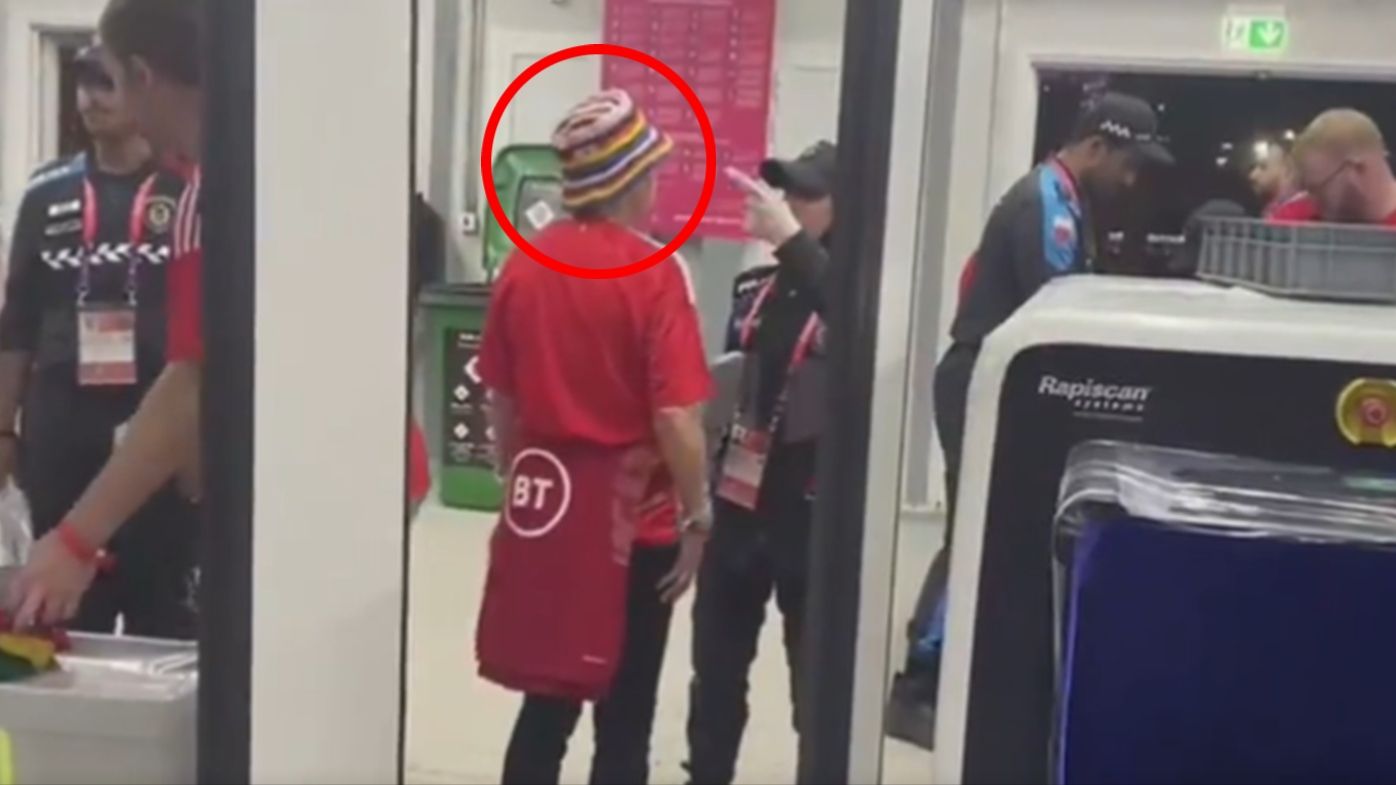 Outrage as security guards intimidate World Cup fans wearing pride symbol