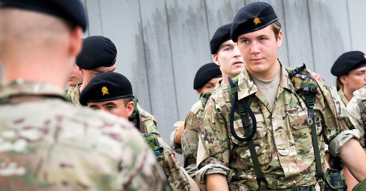 Crown Prince Christian's military training resumes after summer break