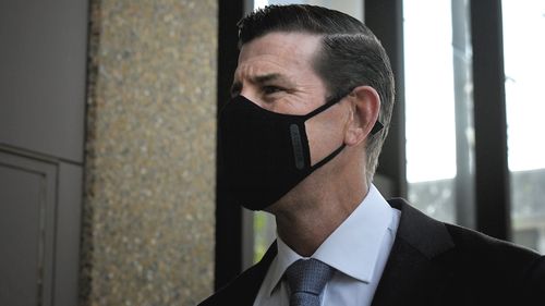 Ben Roberts-Smith arriving at the Federal Court in Sydney, NSW.