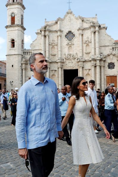Spain's King Felipe and Queen Letizia arrive in Cuba for historic and controversial royal tour