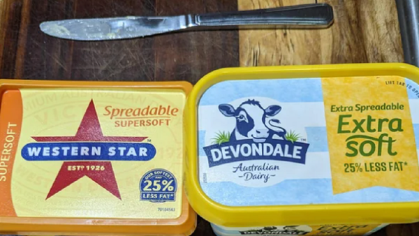 different melt colours of butter brands