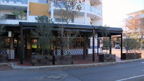 Diners at Brika were hit with capsicum spray last night. Picture: 9NEWS