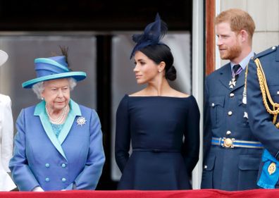 Queen, Harry, Meghan