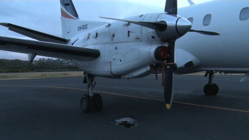 Rex flight forced to fly on one engine after fire | Nine.com.au