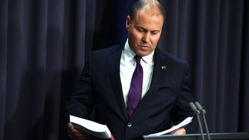 Treasurer Josh Frydenberg at a press conference in response to the releasing of the Banking Royal Commission findings at Parliament House in Canberra.