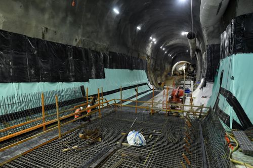 The Martin Place section of the Sydney Metro is scheduled to be completed in 2024, five years from now.