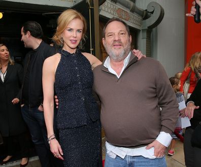 Actress Nicole Kidman and Harvey Weinstein attend the premiere of TWC-Dimension's 'Paddington' at the TCL Chinese Theatre IMAX, in 2015.