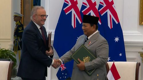 Anthony Albanese, Indonesian President Prabowo Subianto
