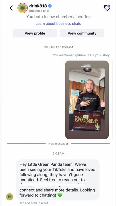 818 tequila dmming Little Green Panda 