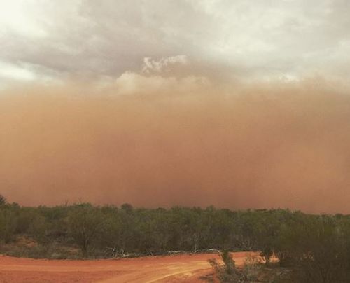 Griffith, Temora, Ariah Park, Barellan were hit around lunchtime.