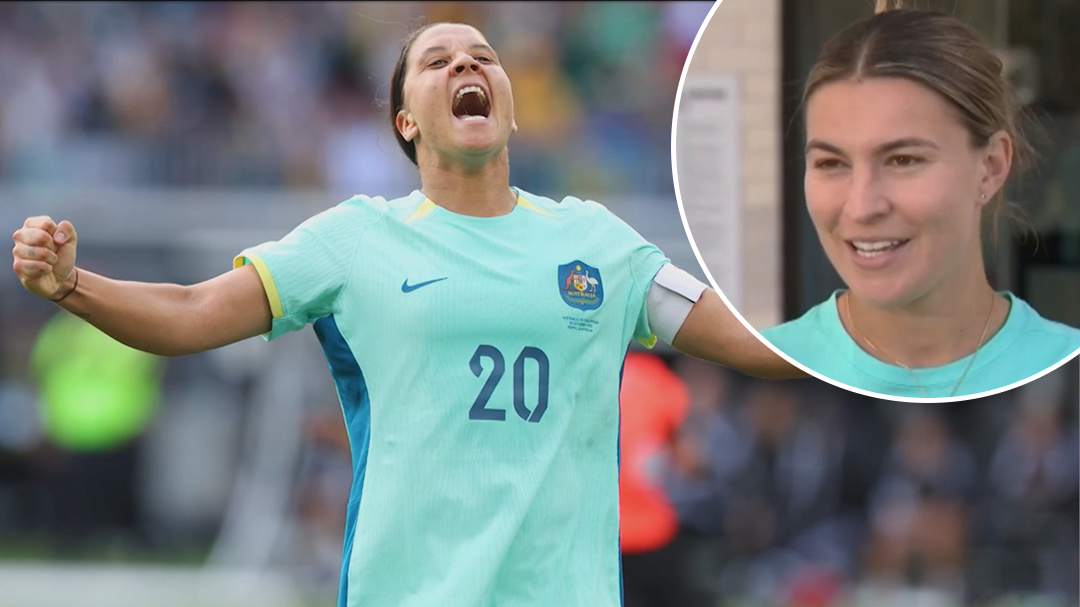 Steph Catley says Sam Kerr's Ballon d'Or loss was 'tough to watch' after the Matildas star came in second