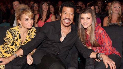 Lionel Richie with his daughters Nicole and Sofia.