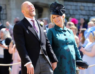 Zara Tindall was eight months pregnant at the time.
