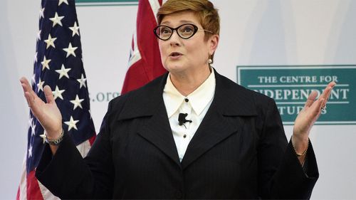 Marise Payne says the government will not risk lives to rescue the Australians in the camp.