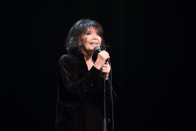 Juliette Greco performs at La Cigale in Paris, France in 2015