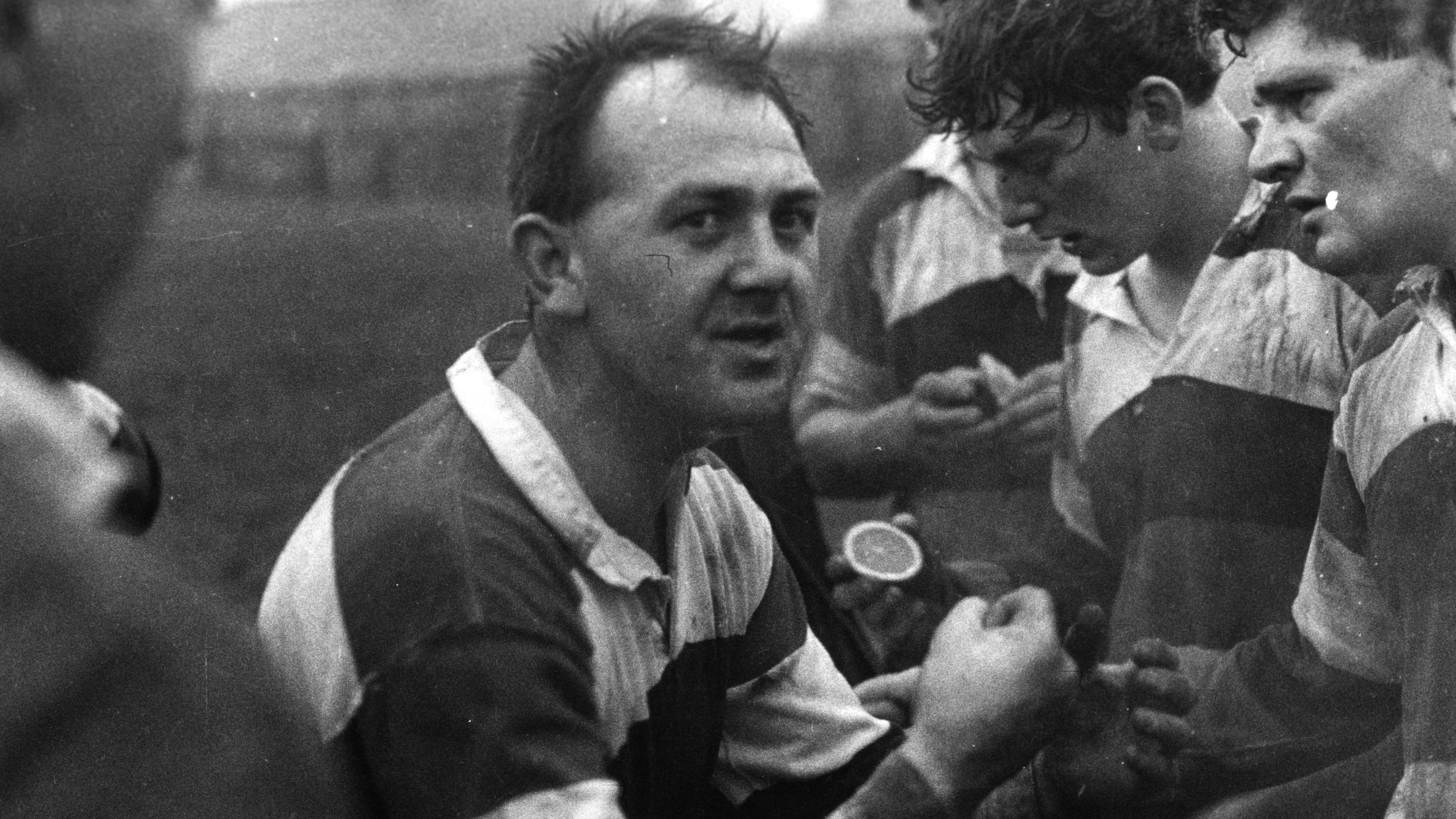 Rugby player Clive Rowlands in 1966.