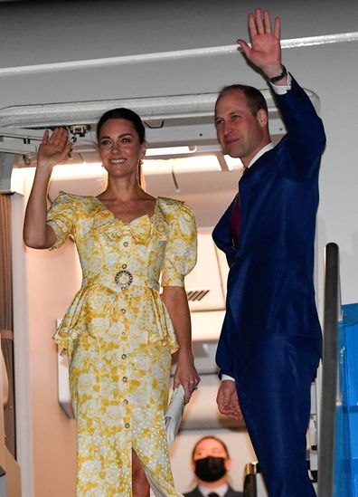 Prince William and Kate depart The Bahamas.