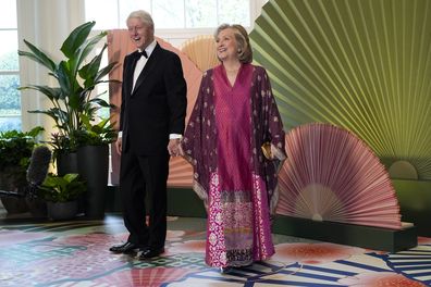 Former President Bill Clinton and former Secretary of State Hillary Rodham Clinton