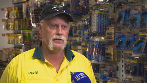 Dave McCombe dirige uma empresa de distribuição de combustível na Euroa.