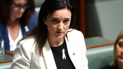 Labor Member for Lindsay Emma Husar speaks in the House of Representatives at Parliament House in Canberra.