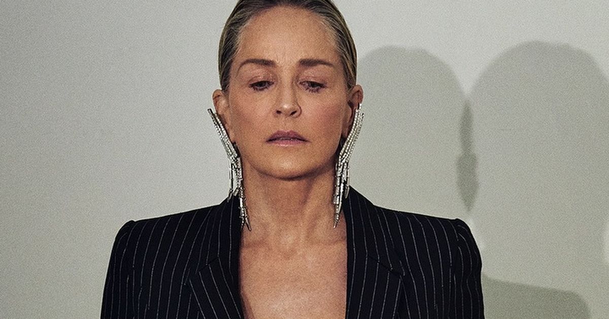 Sharon Stone, 67, wows fans in sultry plunging blazer for new Mugler campaign