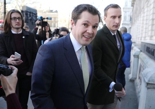 Robert Jenrick MP, Secretary of State for Housing, Communities and Local Government, arrives at the Cabinet Office in Whitehall