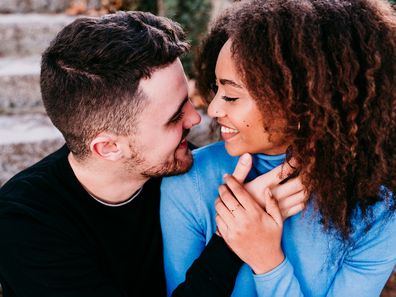 Young couple enjoying the sun