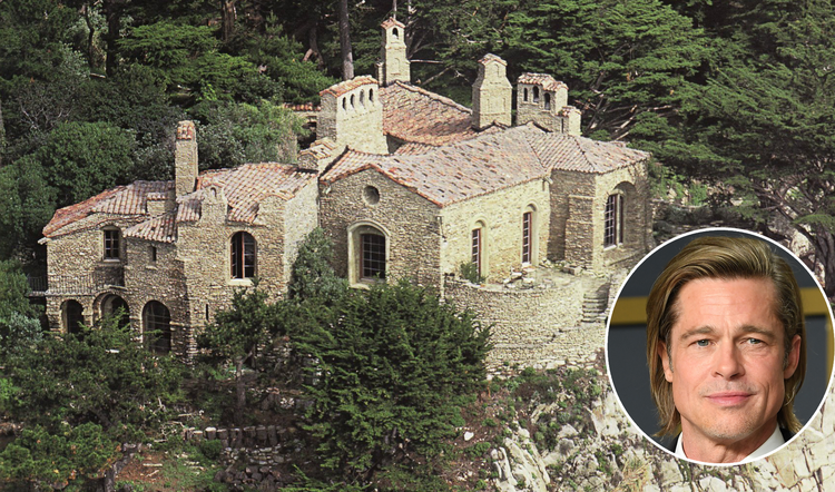 Brad Pitt splashes $57 million for historic California clifftop castle -  nine.com.au