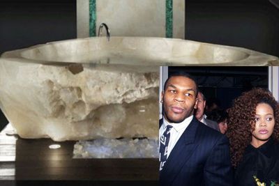 Mike Tyson gave his ex-wife Robin Givens a $2 million bathtub.
