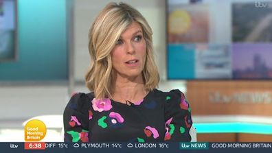 Kate Garraway on Good Morning Britain October 9, 2020