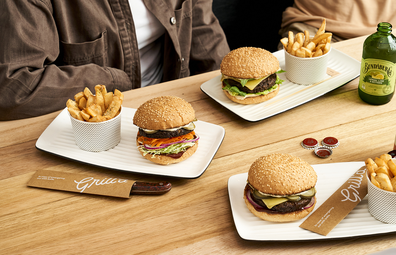 Grill'd Fable plant-based burger range