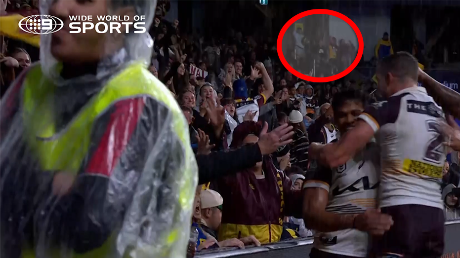 The NRL is investigating an incident where a spectator allegedly threw an object in the direction of touch judge Matt Noyen after a try was scored.