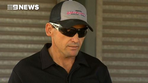 Ian Board read a statement to media today. (9NEWS)