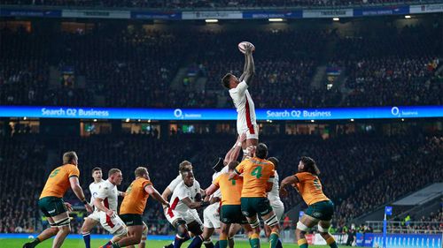 Full stadiums of people are allowed in the UK, including Saturday's 85,000-strong rugby crowd watching England play Australia at Twickenham.