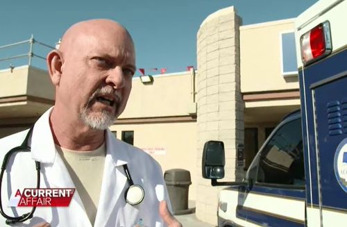 Dr Donald Reisch was at the hospital 10 minutes down the road, and described the night of the shooting as the busiest shift of his career.