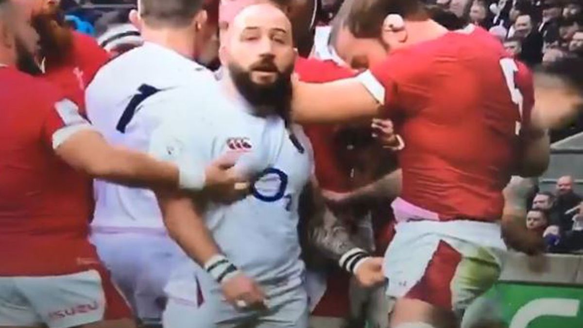Joe Marler Grabs Alun Wyn Jones Genitals Video Massive Ban Looms For England Prop