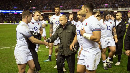 Jones, who has coached England in 26 Tests, said the abuse was physical and verbal. (AAP)