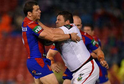 Weighing in at 128kg, George Rose is known for his short, powerful runs for the Dragons.