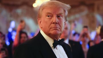 President Donald Trump arrives to speak at an event at Mar-a-Lago, Friday, November 18, 2022, in Palm Beach, Florida