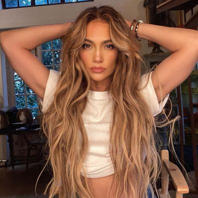 Jennifer Lopez, nude, single cover art, In The Morning, Instagram photo